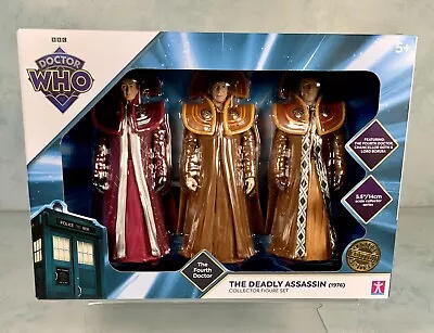 Buy Doctor Who 4th Doctor The Deadly Assassin (1976) Time Lord Collector Figure Set • 28.95£