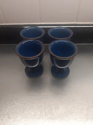 Buy Denby Imperial Blue Egg Cups X 4 • 24£