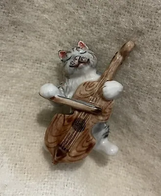 Buy Beswick Porcelain Miniature Vintage Cat Band Kitten Ornament Figurine Cello VGC • 22.99£