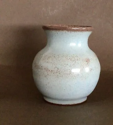 Buy Godshill Studio Pottery Vase  Terracotta —- Signed • 15£