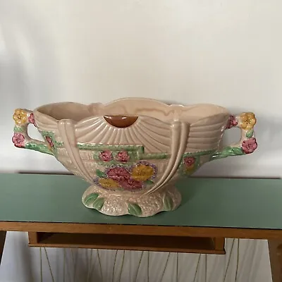 Buy Vintage Art Deco Arthur Wood Garden Wall Mantle Vase. • 19.99£