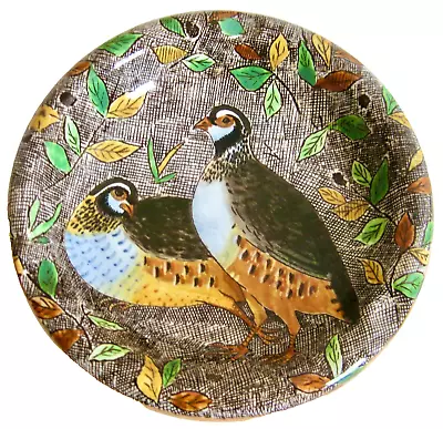 Buy Gien French Faience Rambouillet Quails Cigar Ashtray - 7 D - Mint Condition • 260.90£