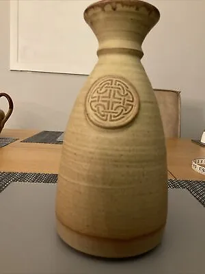 Buy Studio Pottery Pot With Celtic Design Motiff • 19.99£
