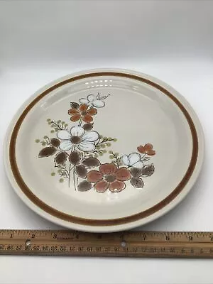 Buy Highland Stoneware Florals Collection Mountain Florals Dinner Plate 10.5” Round • 12.48£