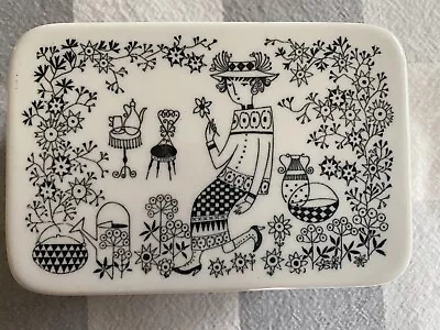 Buy Arabia Finland Emilia Butter Box By Raija Uosikken C1960s • 95.55£