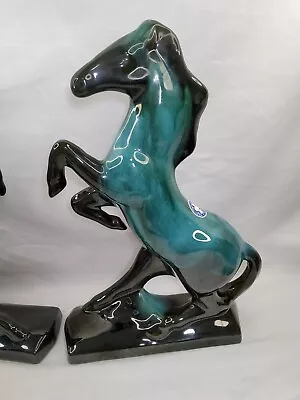 Buy Vintage Blue Mountain Arts Pottery Rearing Horse About 12  • 23.71£