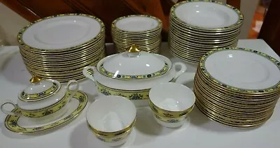 Buy Minton Ashworth S780 Dinner SET Over 80 Pieces!Fine Bone China, Made In England  • 499£