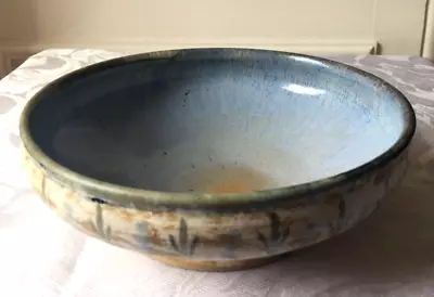 Buy Scottish Pottery Large Bowl By Loch Ness Clay Works Hand Painted Statement Piece • 29.99£