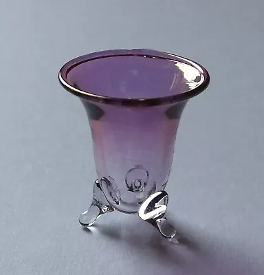 Buy Dolls House Miniatures: Three-legged Cranberry  Vase, 1:12 Scale • 6.95£