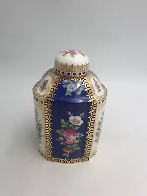 Buy Antique Chinese Or Export Samson Edme French Porcelain Tea Caddy Floral Gilt • 94.99£