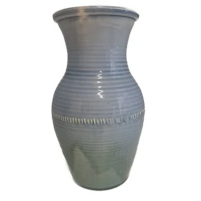Buy Moorcroft Natural Range Vase In Light Blue Glaze 27cm High A/F • 39.95£
