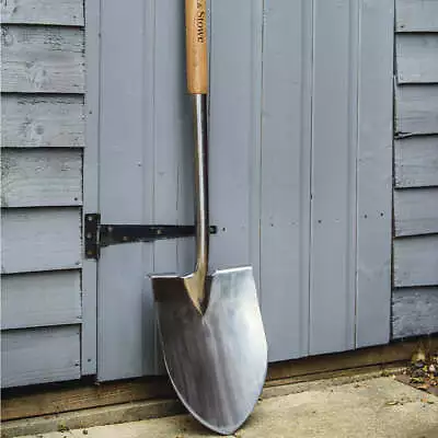 Buy Kent & Stowe High-quality Stainless Steel Pointed Spade 100cm With Wooden Handle • 41.25£