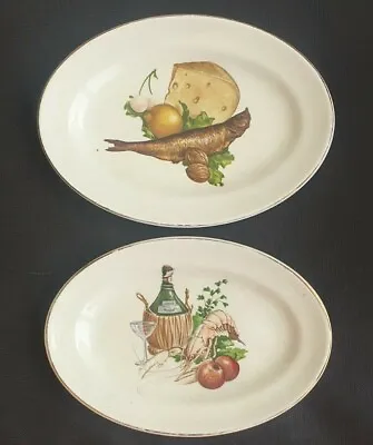 Buy Two Vintage Grindley Oval Plates Staffordshire • 3£