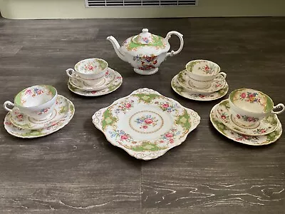 Buy 4 Setting Tea Set Part Paragon “Rockingham” Part Tuscan “Windsor” • 85£