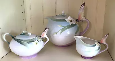 Buy Franz Collection - Papillon Butterfly - Teapot, Cremer & Sugar Jar • 125£