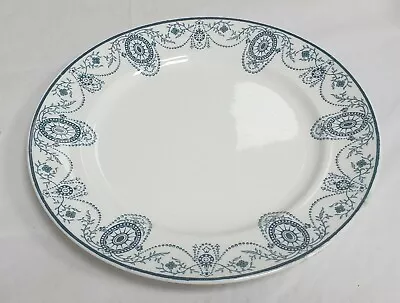 Buy Antique S. Fielding & Co Devon Ware Adams Patterned Blue And White Dinner Plate • 7.99£