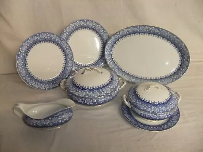 Buy C4 Pottery John Maddock & Sons Royal Vitreous - Delhi - Blue Plates Tureens 7F6A • 5.93£