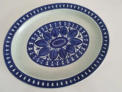 Buy Stonehenge Midwinter Pottery Tableware - Large Oval Platter Blue Dahlia • 10£