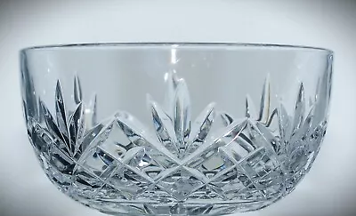Buy Signed EDINBURGH Lead Crystal Cut Glass Small Bowl Trinket Dish - 11cm • 7.50£