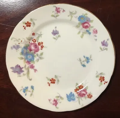 Buy Hammersley Bone China Floral Ivory Gilt 6 1/8” Plate Made In England  • 6.91£