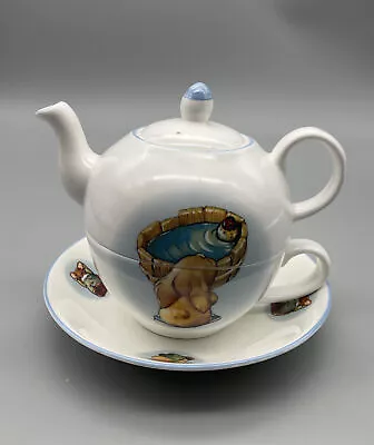 Buy Vintage Royal Crown Duchy Fine Bone China Pendelfin Tea For One Pot And Cup • 25£