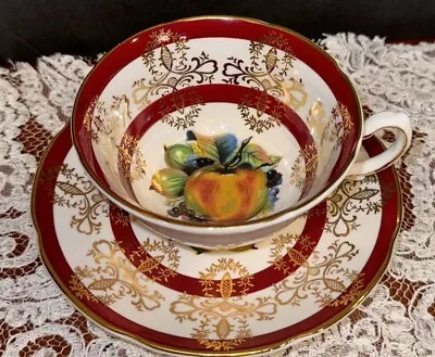 Buy Royal Grafton Blueberries Peach Elderberries Fine Bone China Tea Cup & Saucer • 45.60£