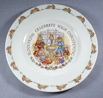 Buy Royal Doulton Bunnykins Christening Plate Copyright 1936 • 8.90£