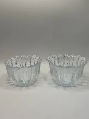 Buy 2 Vintage Danish HOLMEGAARD Ice Glass Desert Bowls 10cm Ø – SIDSE WARNER • 10.50£