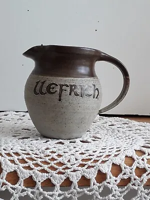 Buy  Vintage Stoneware Tregaron Cymru Pottery ‘llaeth’ Milk Jug Made In Wales • 25£