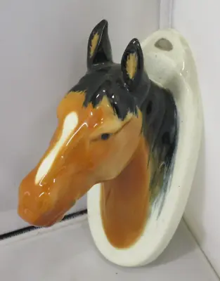 Buy RARE Empire Ware Of Staffordshire Horses Head Wall Pocket Dated 1940 In Ex Cond. • 14.99£