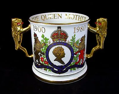 Buy Paragon Fine Bone China - Loving Cup - 80th Birthday - Queen Mother. • 165£