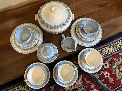 Buy Wedgwood Embossed Queensware 23 Pieces ,Excellent Condition Pick Up Only • 240£