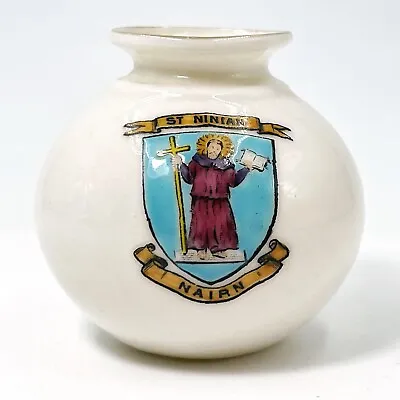 Buy Vintage W.h. Goss Crested China - Model Of Silchester Vase - St Ninian - Nairn • 12£
