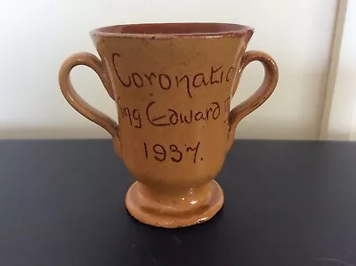 Buy Antique Ewenny Pottery Royal Commemorative Mug Edward VIII  Welsh • 55£
