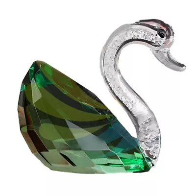 Buy Beautiful Crystal Swan Ornament Creative Home Decor For Living Room And Study • 15.98£