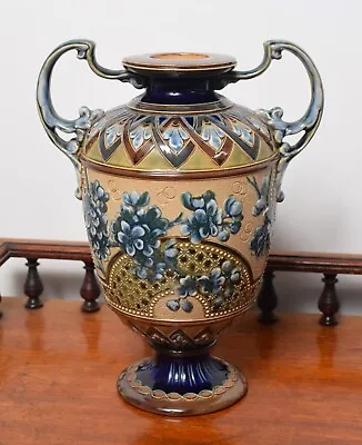 Buy A Fantastic Large Antique Doulton Lambeth Vase By Eliza Simmance • 395£