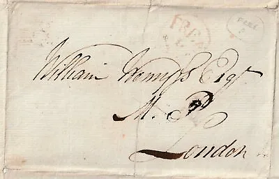 Buy 1790 Edinburgh Bishopmark Wrapper Dysart & Free/p Pmks >william Wemyss Mp London • 19.99£
