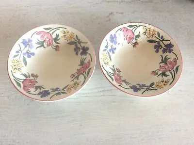 Buy 2 X STAFFORDSHIRE CHELSEA  Bowls Soup, Pudding, Cereal, 7  Excellent Condition • 4.99£