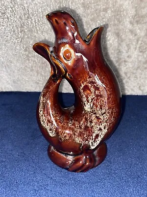 Buy Brown Gurgling Seal Jug From Kernewek 10in Glazed Vase • 25.86£