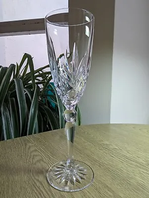 Buy Vintage Crystal Champagne Flutes Beautiful Slender Ball Stems 20.5cm Excellent  • 5.95£