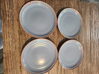 Buy Noritake Stoneware BLUE ADOBE Dinner Plates - Set Of Four  • 47.44£