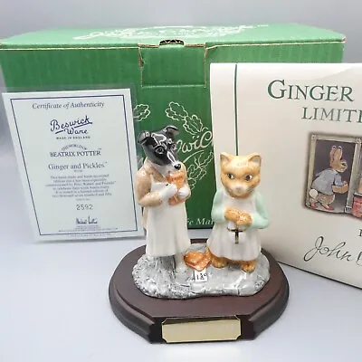 Buy Beswick Beatrix P3790 Ginger Pickles Figurine Tableau MIB + Coa LTD ED 2592/2750 • 62.99£