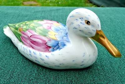 Buy Vista Allegre Portugal Multicoloured Hand Painted Duck Similar To Herend • 35£