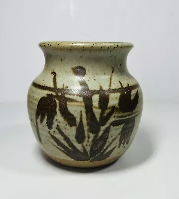 Buy Vintage Studio Art Pottery Vase Makers Mark To Base Mid Century • 2.99£