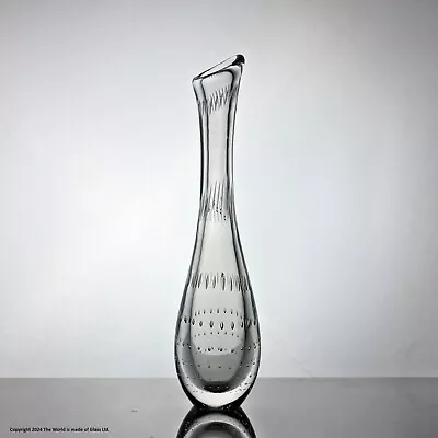 Buy Vicke Lindstrand For Kosta, Clear Controlled Bubble Vase • 115£