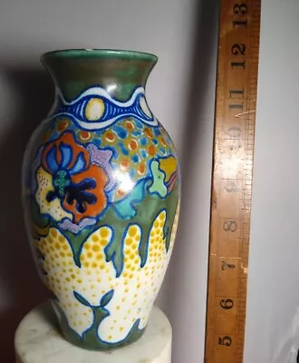 Buy Gouda Corona Pottery Vase 6. 6/8ths   See Description And Photographs  • 49£