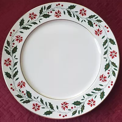 Buy 1986 Royal Doulton HOLLY 11 3/4  Serving Platter Plate Holiday China MINT/RARE! • 47.41£