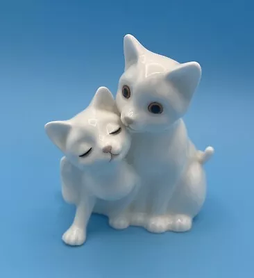 Buy Vintage Royal Osborne Cats Kittens White Porcelain Figurine Ornament MMR-1889 • 10£
