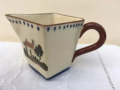 Buy Vintage Dartmouth Pottery Torquay Devon Motto Ware Square Milk Jug 3  • 5£