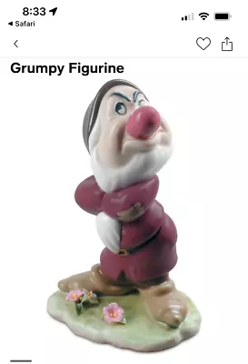 Buy Lladro Disney's Grumpy #9323 Brand Nib Snow White Dwarf Flower • 284.17£